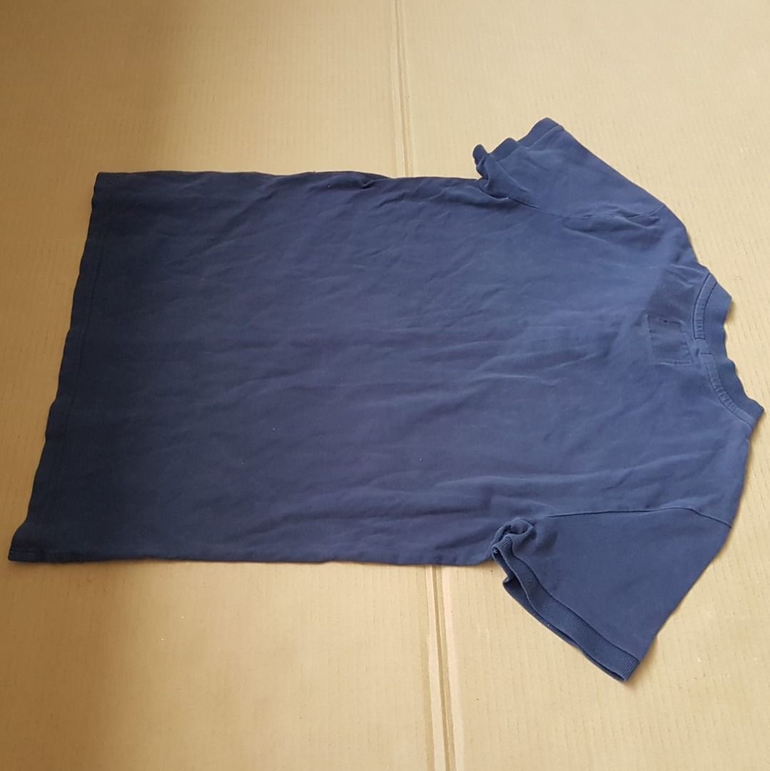Hollister Designer Shirt, New York, In-Vogue Henley Top, Dark Blue