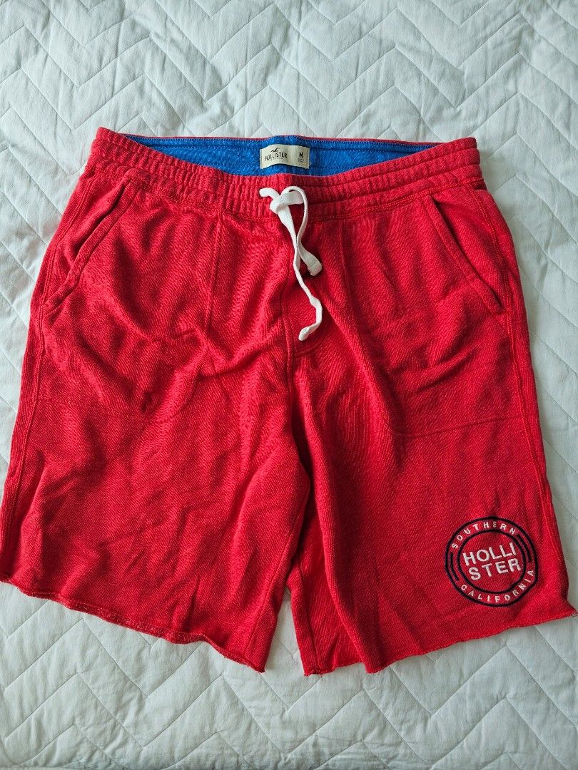 Hollister Sweat shorts red M Men s Fashion Bottoms Shorts on