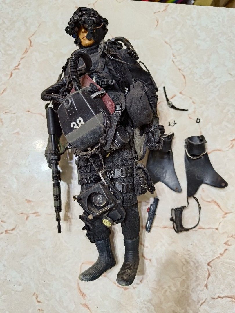 Hottoys 玩具狂熱figure Navy seal ODT, devgru 2 ,Vess, Night ops 