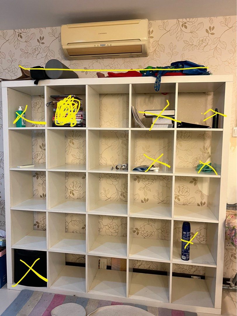 Ikea Kallax 5 x 5 pigeon holes, Furniture & Home Living, Furniture