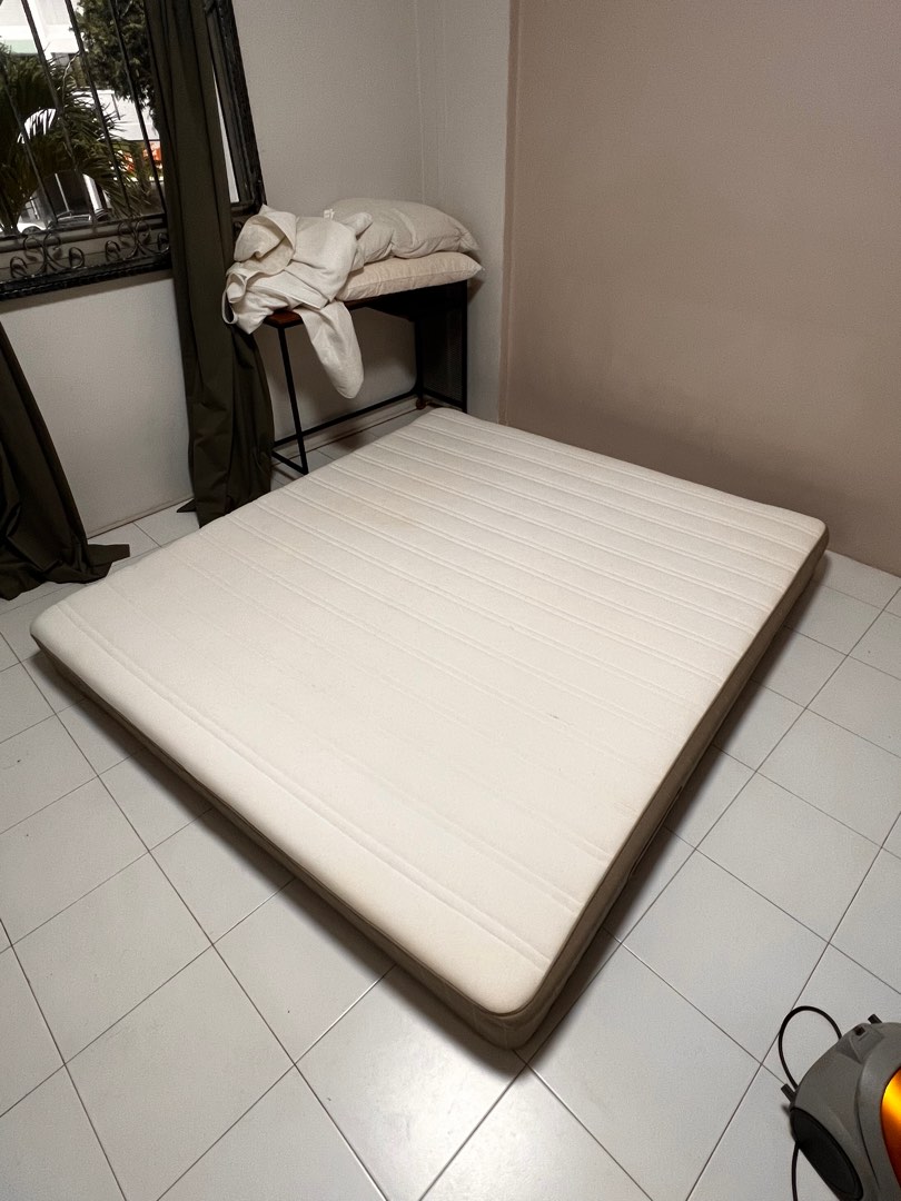 IKEA King mattress for free, Furniture & Home Living, Furniture, Bed