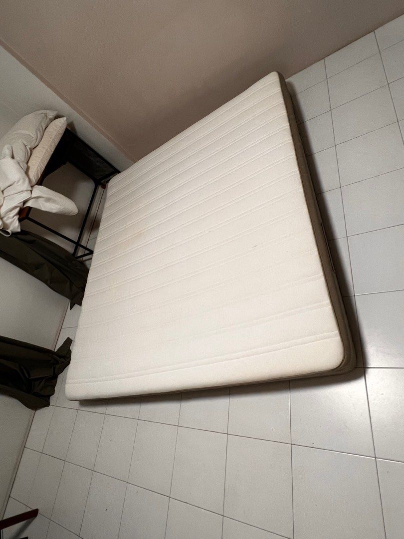 IKEA King mattress for free, Furniture & Home Living, Furniture, Bed