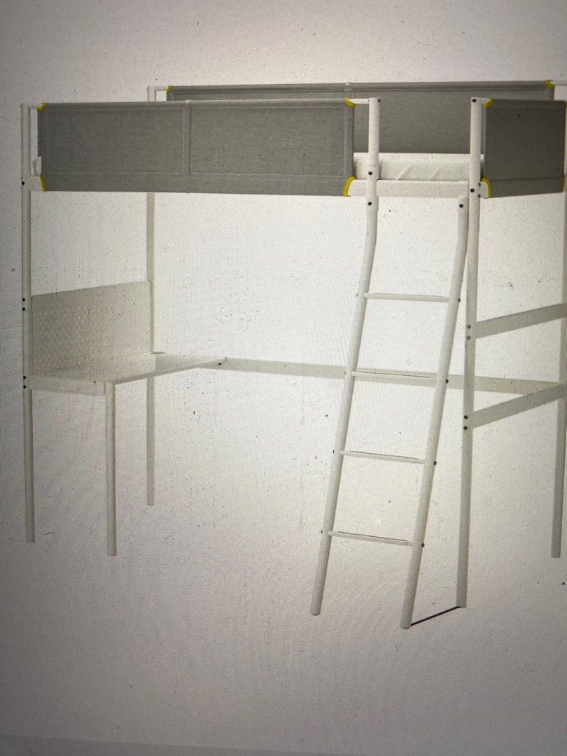 Ikea Vitval loft bed frame, Furniture & Home Living, Furniture, Bed