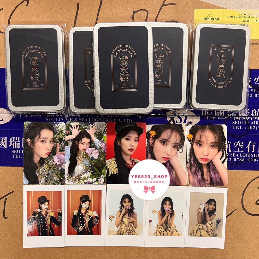 IU 2022 The Golden Hour Photo Card & Polaroid Set