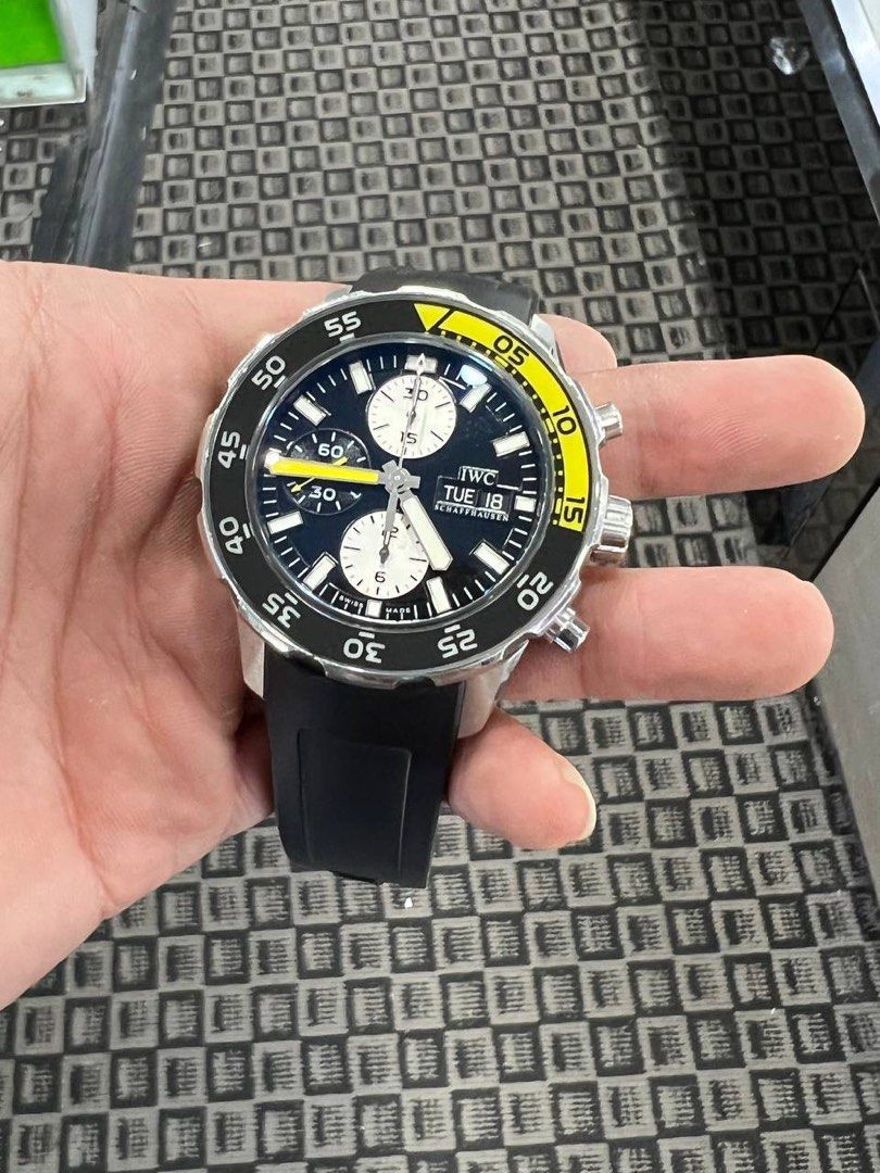 IWC AQUATIMER SWISS MADE AUTOMATIC CHRONOGRAPH IW376709 Luxury Watches on Carousell