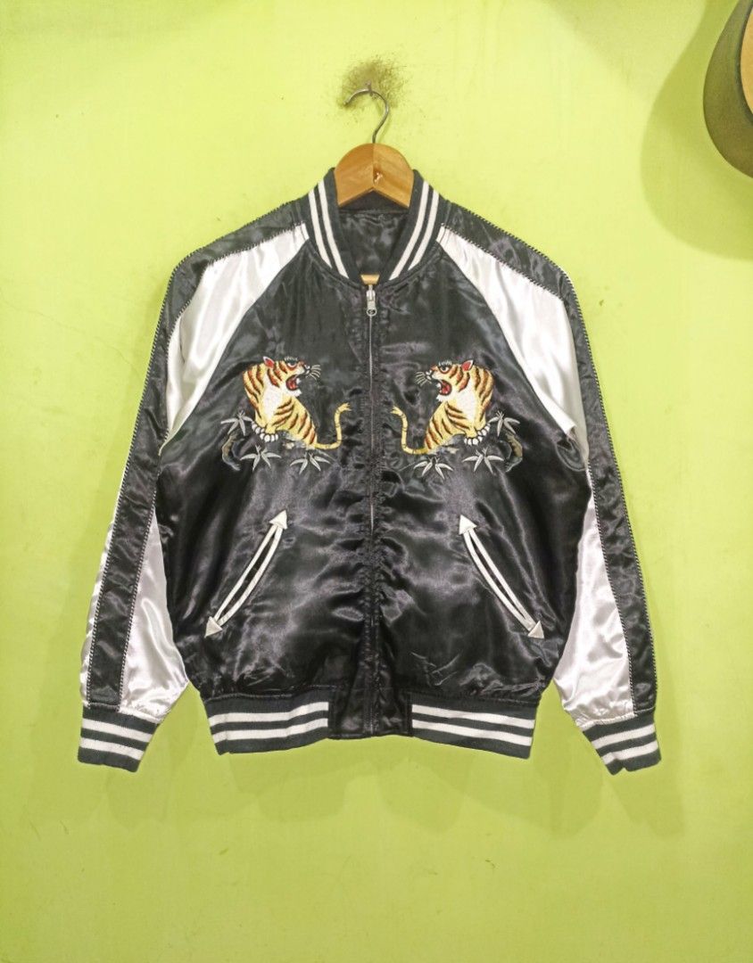 Jaket Sukajan Reversibel Avirex no Houston Alpha Industries