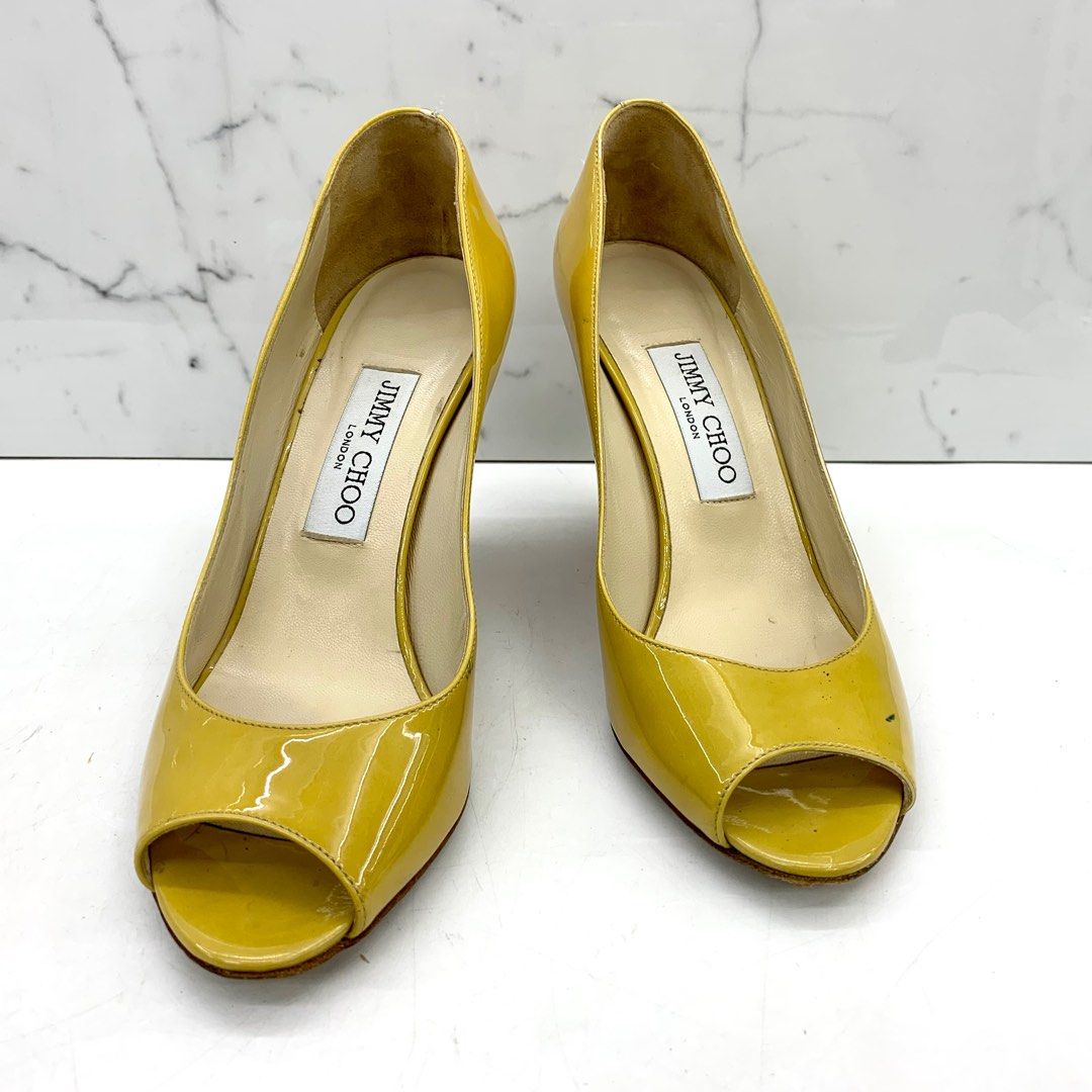 Jimmy choo yellow heels shop