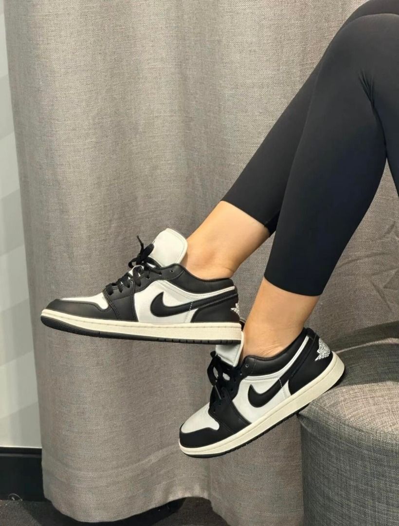 Jordan 1 store panda on feet