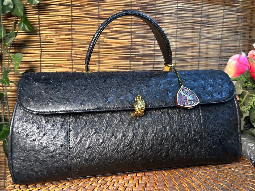 Authentic JRA ostrich bag, Luxury, Bags & Wallets on Carousell