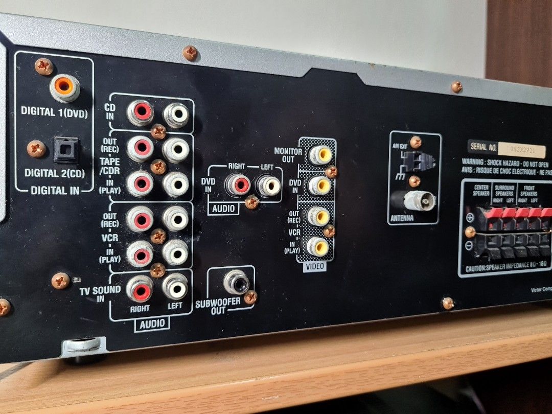 Jvc stereo receiver, Audio, Soundbars, Speakers & Amplifiers on Carousell