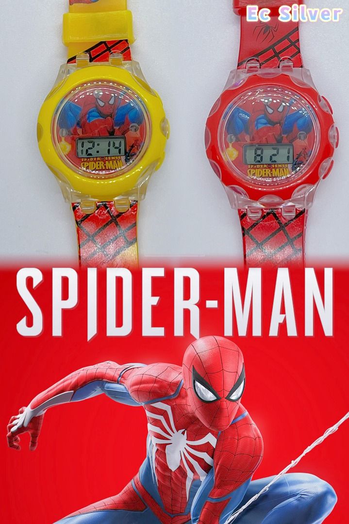 Spiderman light best sale watch