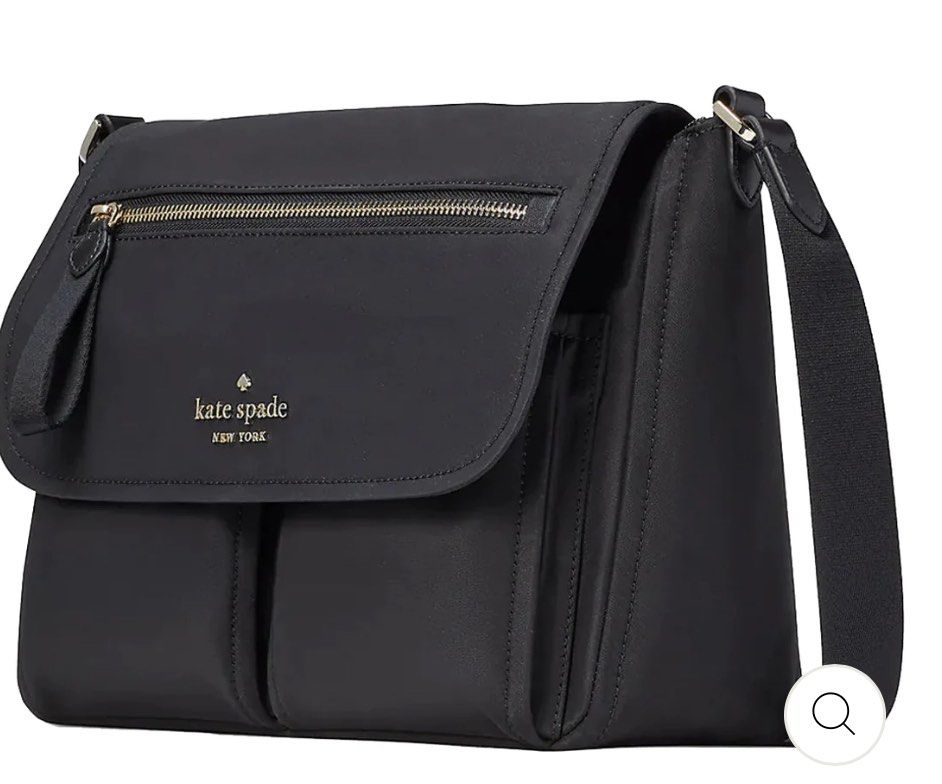 Kate spade black messenger clearance bag