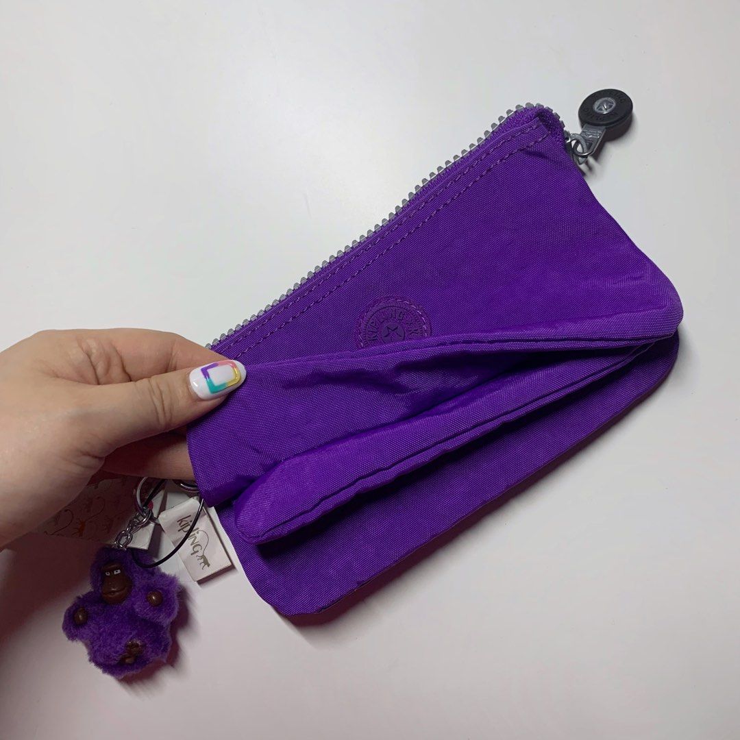 Kipling purple hotsell purse