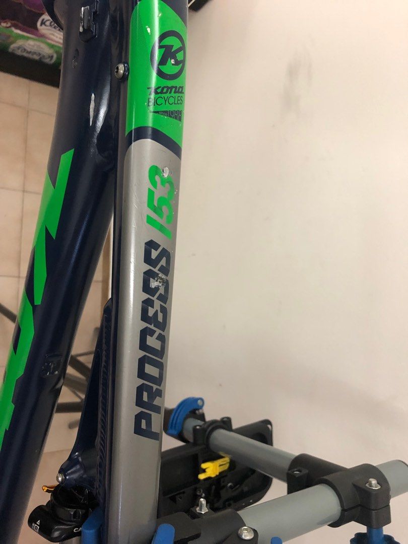 Kona process 153 best sale rear shock size