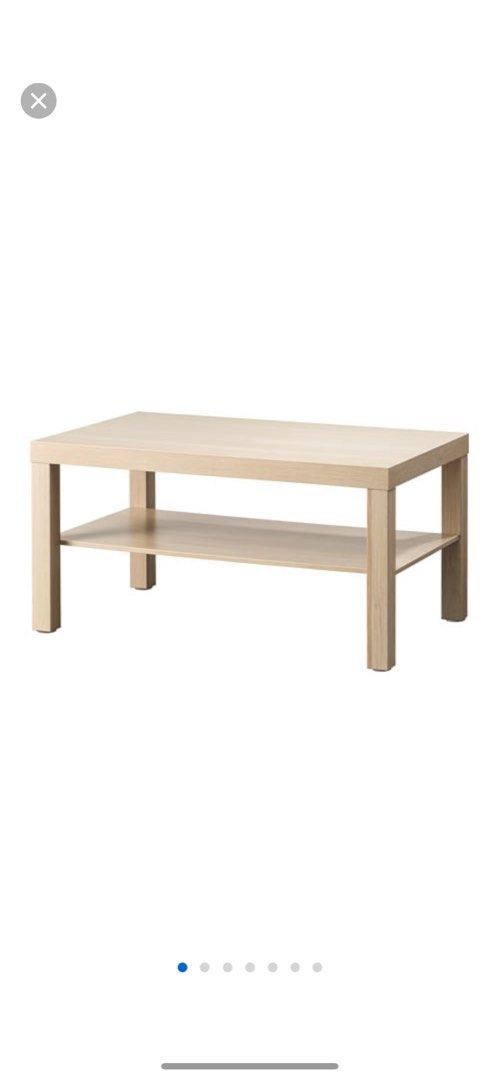 White stained online oak coffee table
