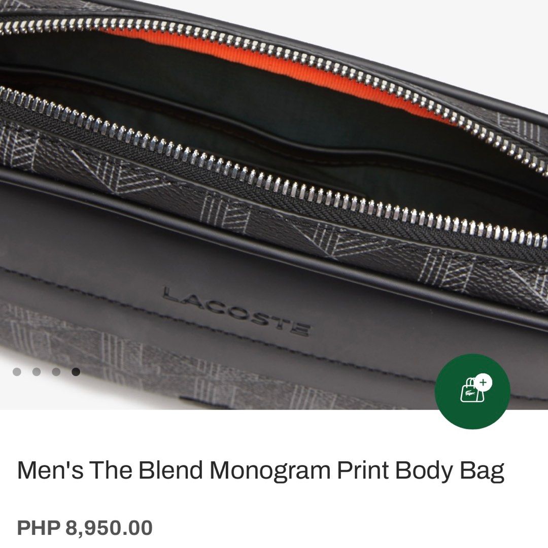 Men's The Blend Monogram Print Body Bag