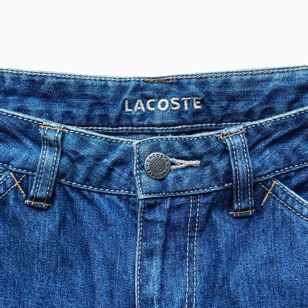 SALE LACOSTE y2k blue mid rise denim jeans
