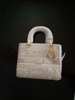 Lady Dior D-lite Rose bag with free chanel perfume