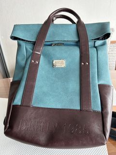 GEARONIC TM 21L Vintage Canvas Backpack for Men Leather Rucksack