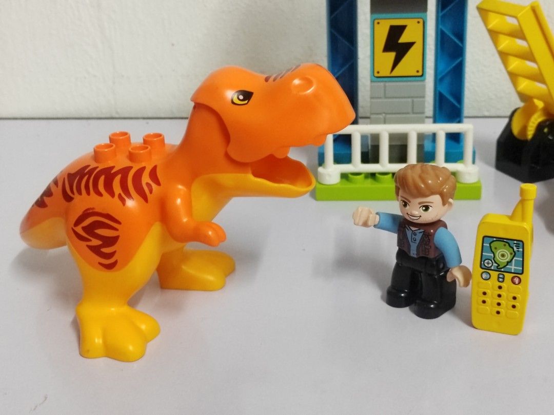 Lego Duplo 10880 Jurassic World T Rex Tower Hobbies And Toys Toys And Games On Carousell