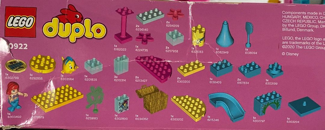 Duplo ariel's best sale undersea castle instructions