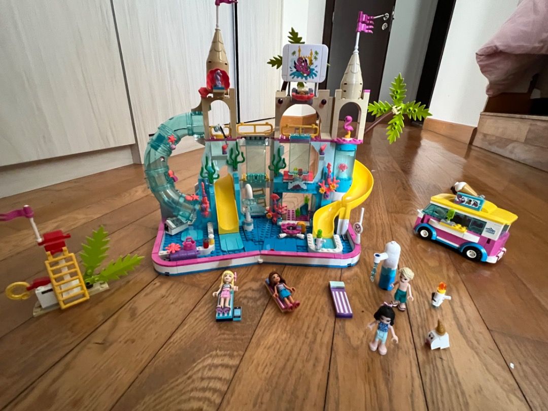 Lego friends summer fun water park set 41430 building kit shop