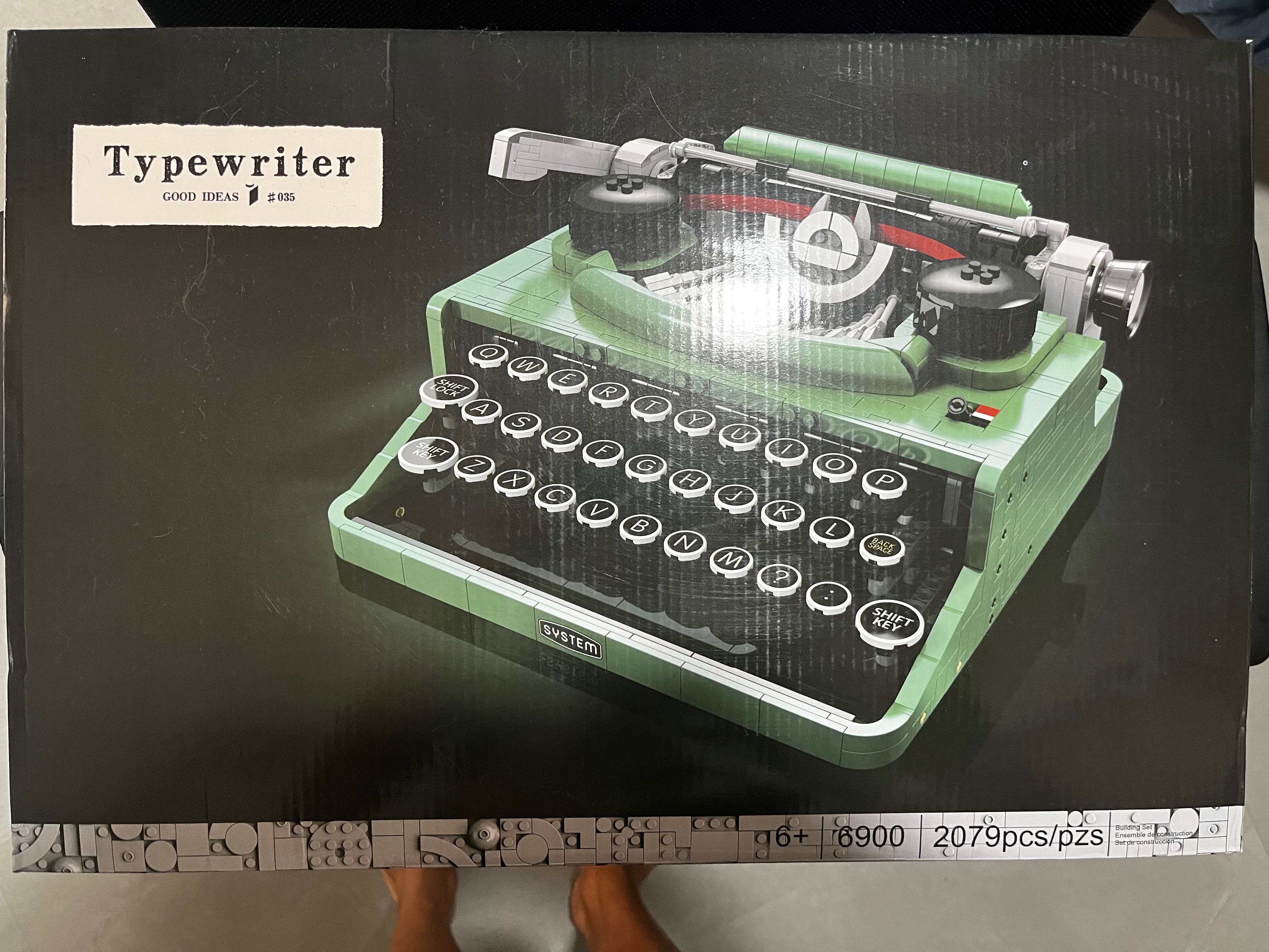 Lego Typewriter (Imitation), Hobbies & Toys, Toys & Games on Carousell