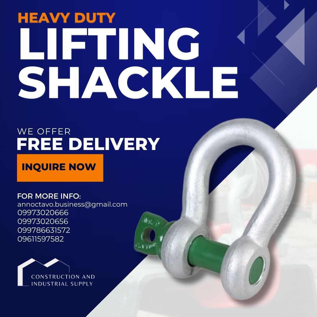 Lifting Gear Workplace Safety Load Distribution Shackle Types