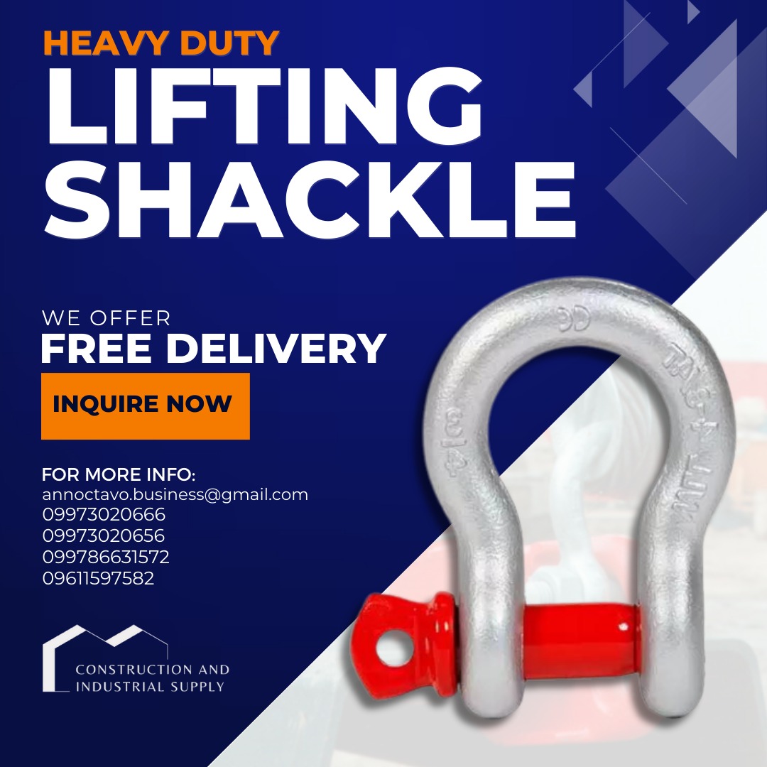 Lifting Shackles Rigging Equipment Heavy Lifting Material