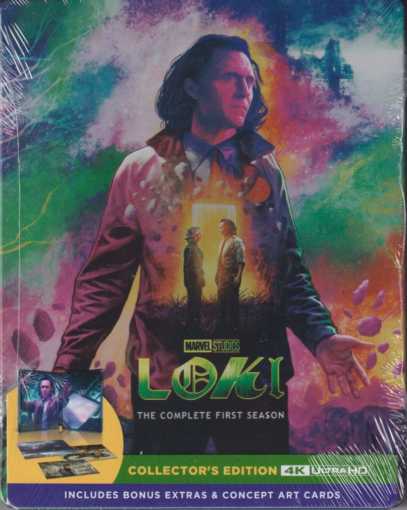 Loki Season 1 Blu-Ray/DVD Steelbook Unboxing 