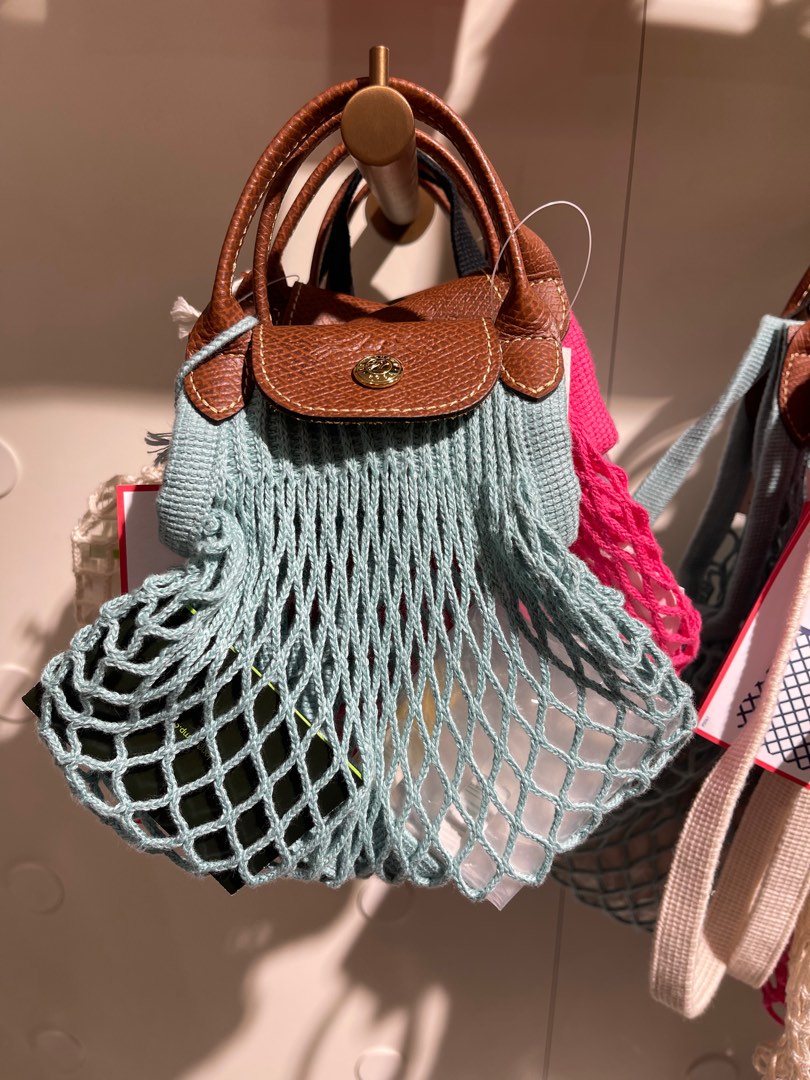 Hi ! Any takers for this LE PLIAGE FILET Mesh bag XS - in Candy Pink,  Women's Fashion, Bags & Wallets, Purses & Pouches on Carousell