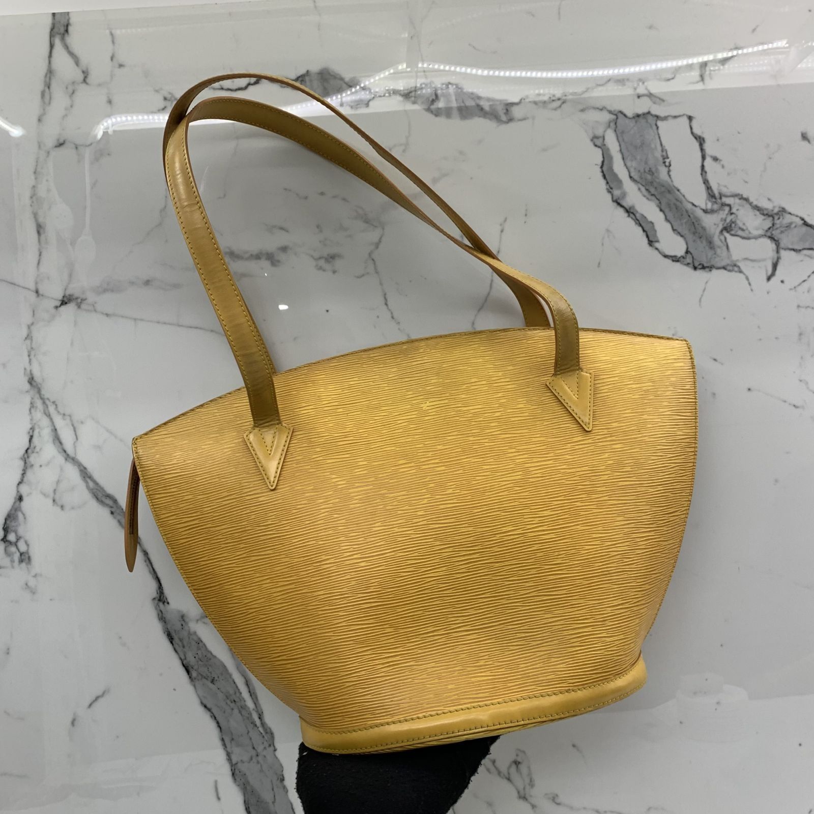 Yellow Louis Vuitton Epi Saint Jacques Long Strap GM Bag