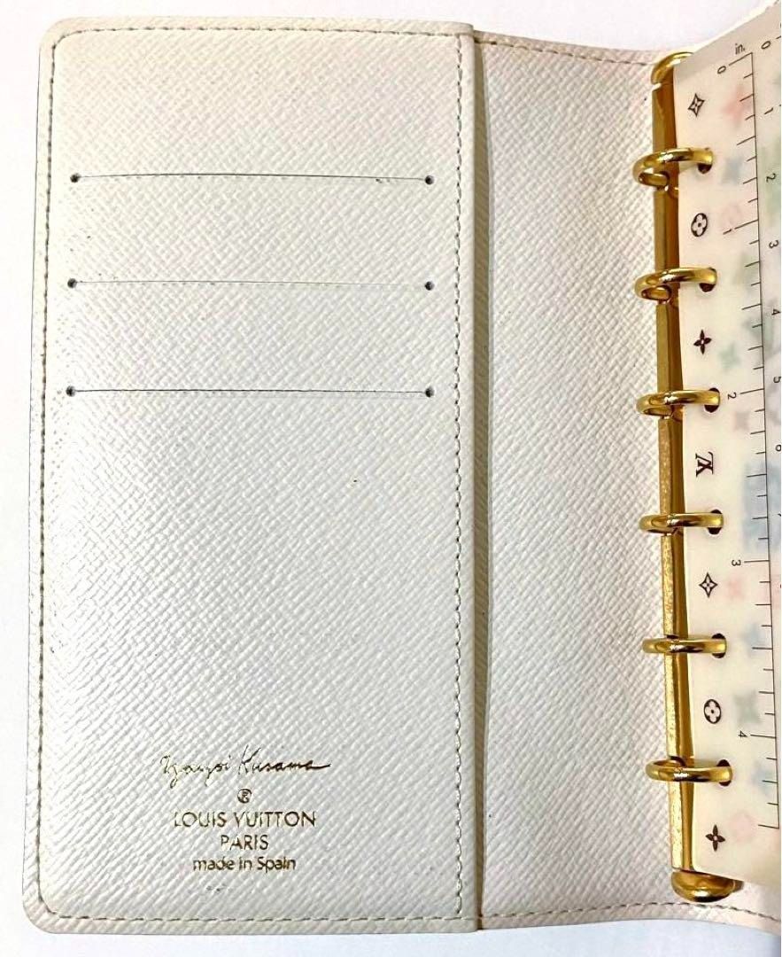 LOUIS VUITTON Yayoi Kusama Monogram Pumpkin Dot Agenda PM Notebook