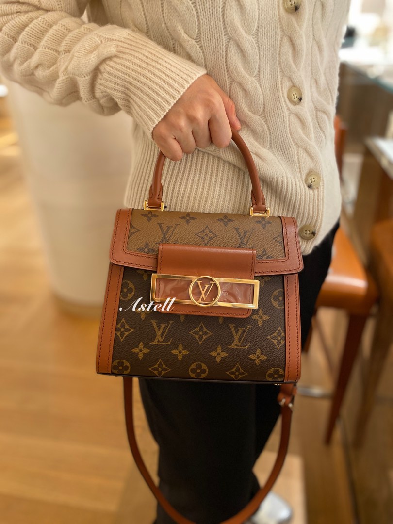 Louis Vuitton brown Dauphine Capitale Top-Handle Bag