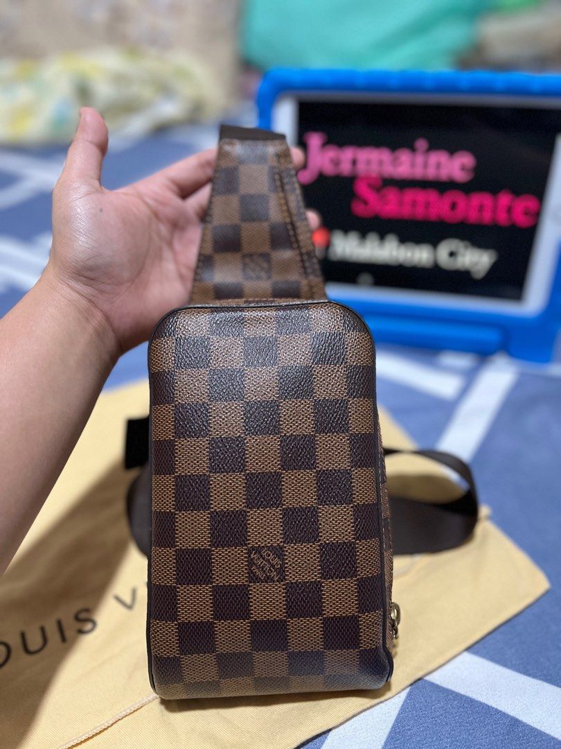 Louis Vuitton Geronimo Damier Ebene Rank A/AB No Inclusions, Luxury, Bags &  Wallets on Carousell