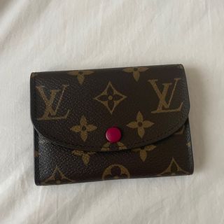 Louis Vuitton Monogram Rosalie Fuchsia w Optional Crossbody Chain Coin  Purse WOC