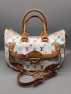 Louis Vuitton White / Multicolor Alma Bag – The Closet