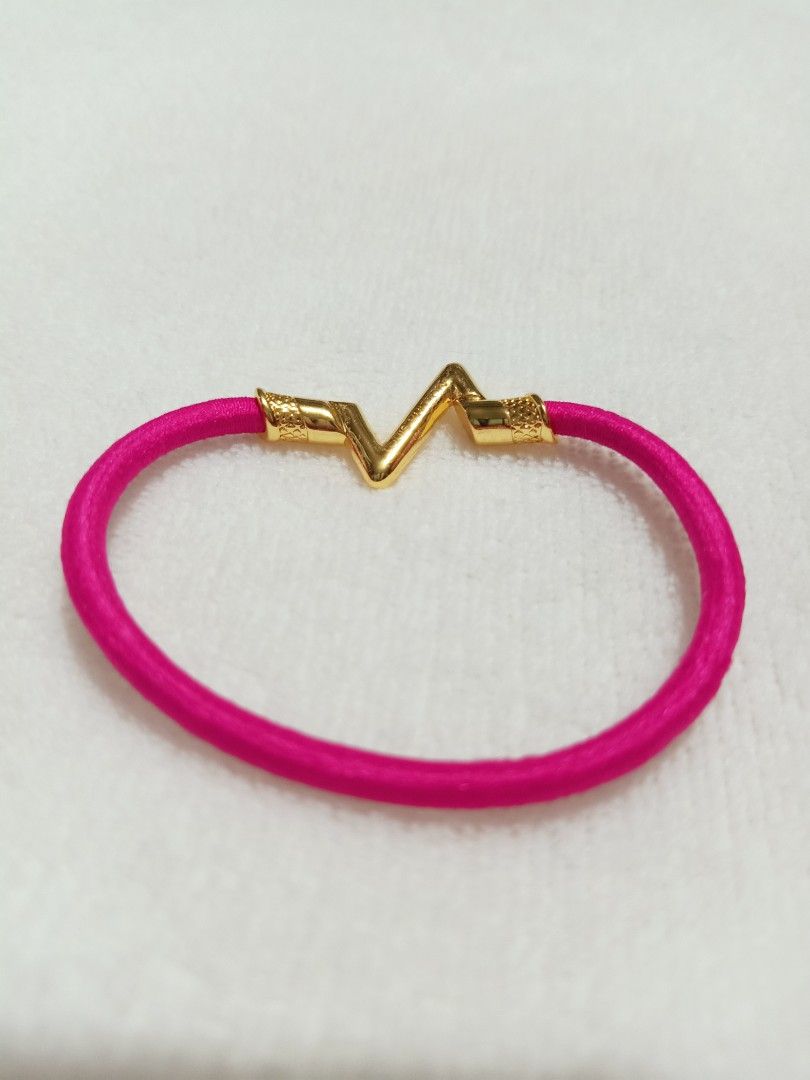 Lv Volt Upside Down Bracelet, Pink Gold