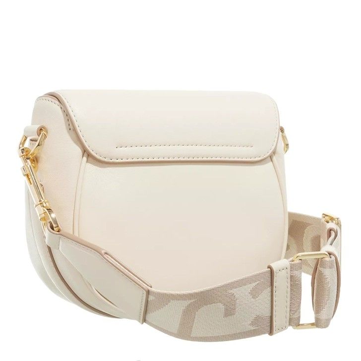 Marc Jacobs Saddle Bag (Category: Luxury Bags & Wallets) located in Quezon City. Submitted by love.marie.shoppe (Listing ID 1261329285, Image 3). Description: -Shoulder bag in leather -Adjustable and removable shoulder strap -Fabric magnetic flap closure with one internal pocket and zip logo Color: Cream.