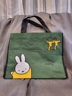 Miffy Large Green Tote Bag