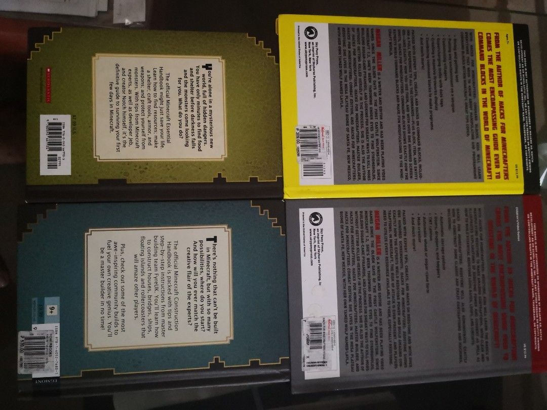 Minecraft Guidebooks (Category: Children's Books) located in Manila. Submitted by ces_cur (Listing ID 1261504462, Image 1). Description: Take all. Minecraft Guide books..