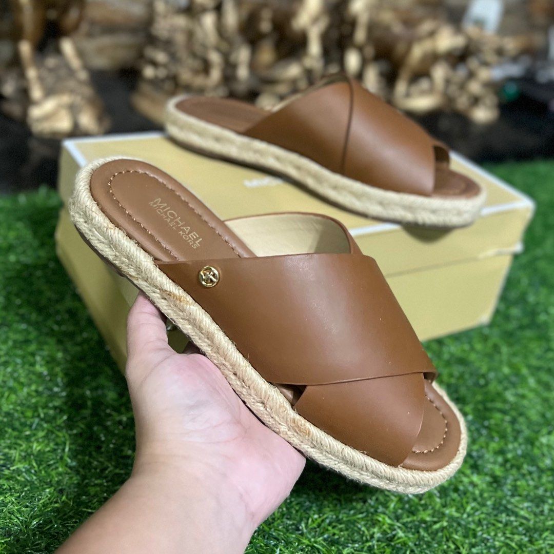 Michael kors online linden slide sandals