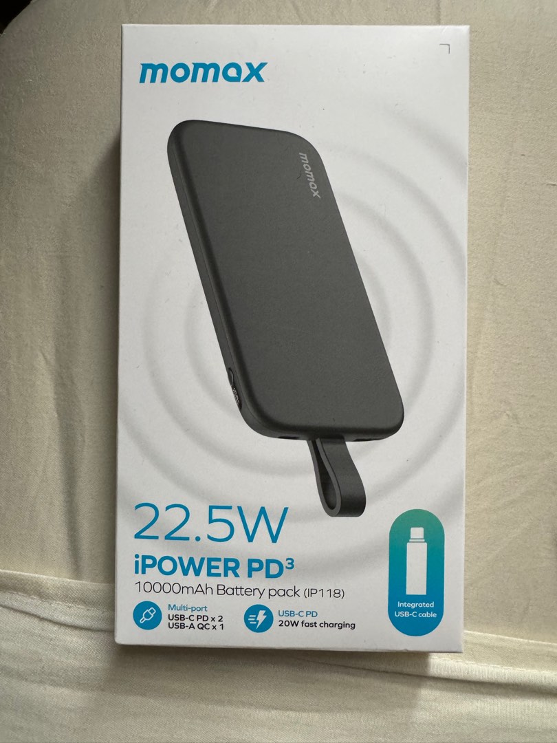 Momax Power Bank 22.5w 10,000 mAh, Mobile Phones & Gadgets, Mobile ...