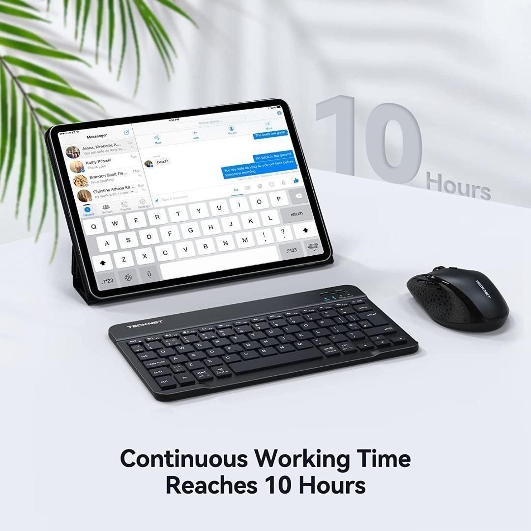 New Arrival! 🔥 TECKNET Bluetooth Ultra-Slim Wireless Keyboard with  Built-in Li-polymer Rechargeable Battery for All iOS, Mac, iPad, Windows  and Android 3.0 and above OS, Computers & Tech, Parts & Accessories,  Computer