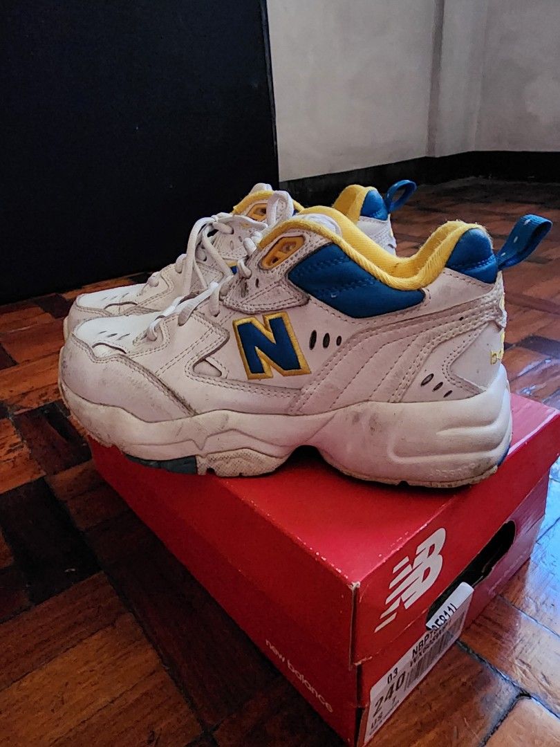 New balance 608 top blue and yellow