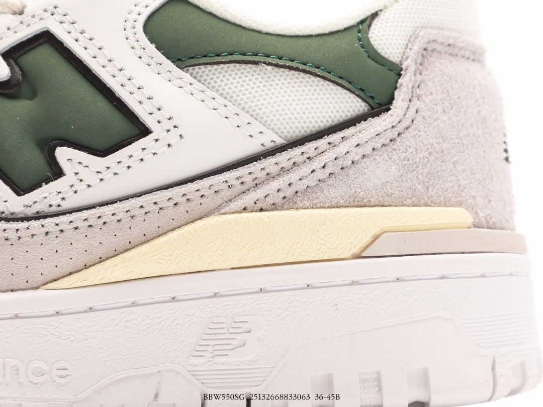 New Balance BBW550SG Sea Salt / Green - BB-W550SG