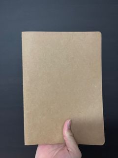 12PCS Unlined Notebook Sketchbook Blank Page Notebook Brown