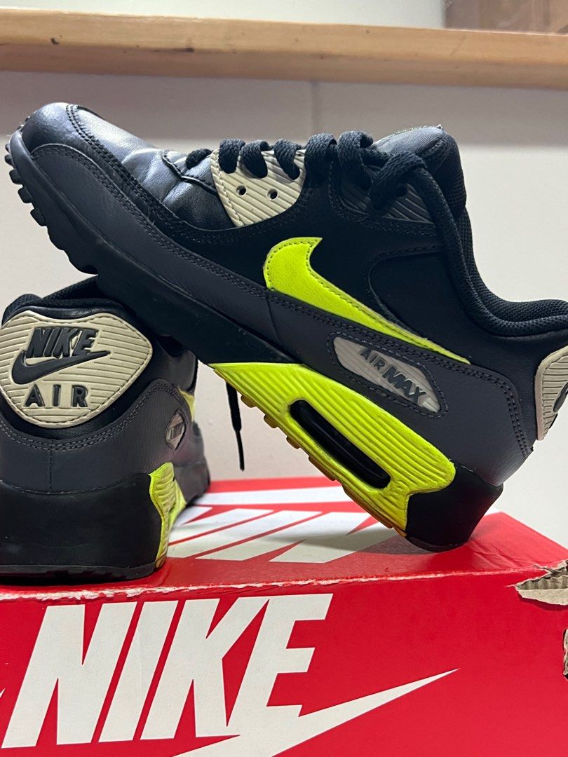 Nike air max deals 90 neon black/yellow