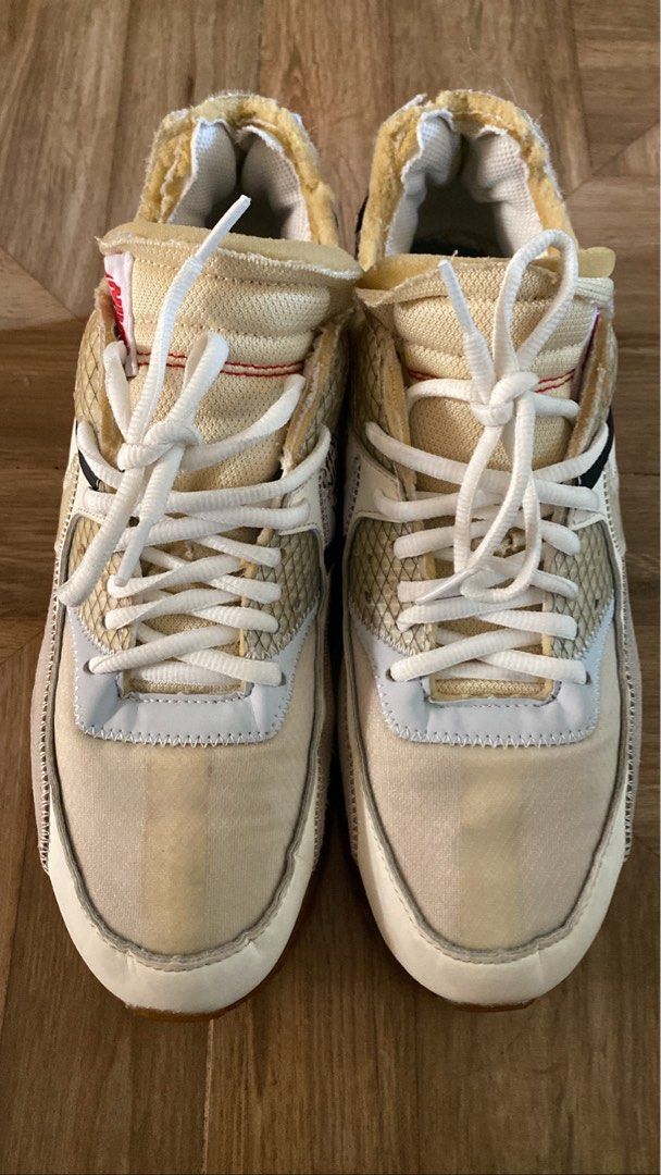 off white air max 90 yellowing