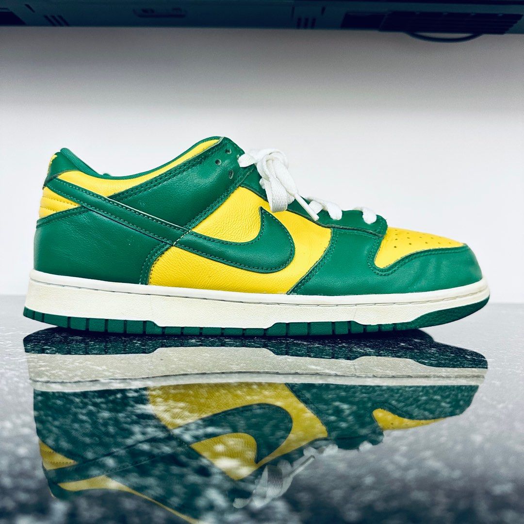 Nike Dunk Low SP Brazil US9.5, 男裝, 鞋, 波鞋- Carousell